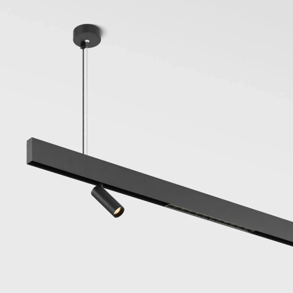 Linear pendant track set Edge for Kitchen 2M 2lt LED 18W BLK Linear pendant track set Edge for Kitchen 2M 2lt LED 18W BLK