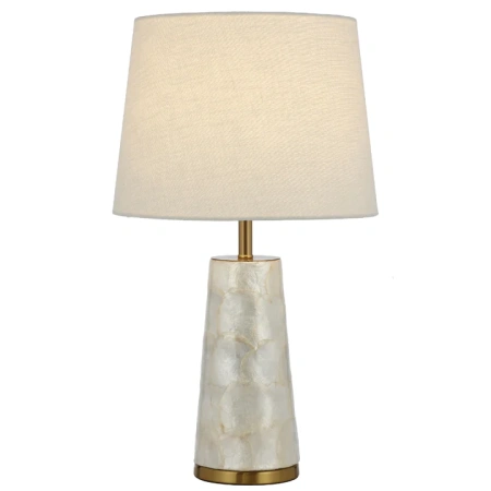 Table lamp FUSELL E27 D300 H520 WHT SHELL