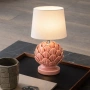 Table lamp Tasha Artichoke Set of 2 E14 Coral