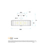 Pendant lamp Worth Black E14 BLK