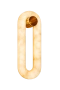 Wall light Monzo W1 Alabaster Spanish Marble LED 15W 3K BRS