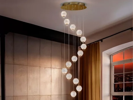 Langdon-15 Light LED Pendant Gold 3K