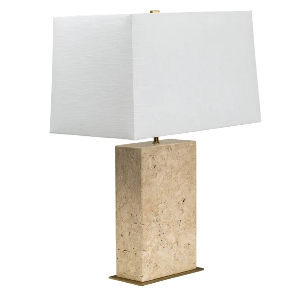 Table Lamp Dominique Travertine