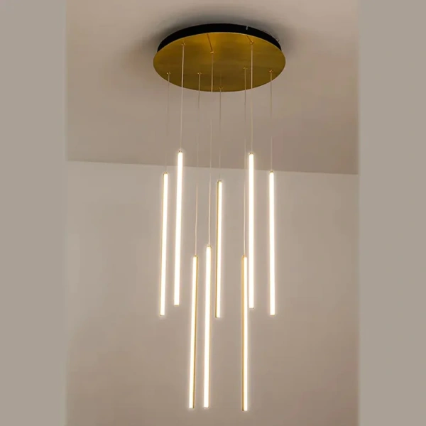 Pendant lamp Centric 8 Light Drop Gold 3 CCT Pendant lamp Centric 8 Light Drop Gold 3 CCT