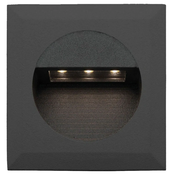 Step light Rye Square LED 1.2W 3K L80 BLK Step light Rye Square LED 1.2W 3K L80 BLK