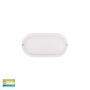 Wall or Ceiling light Muovi Oval Small HV3526T-WHT 5W TRI Colour Dimmable