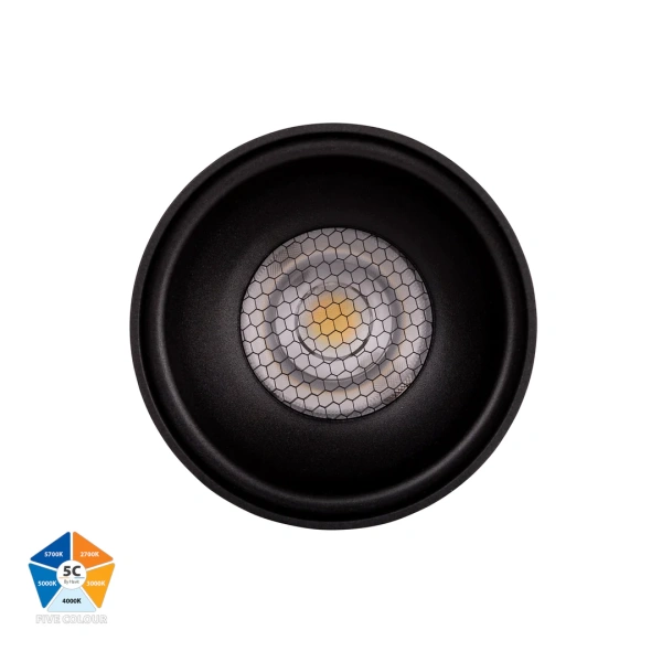 Surface downlight Nella BLK 5CCT LED 12W IP54 Surface downlight Nella BLK 5CCT LED 12W IP54