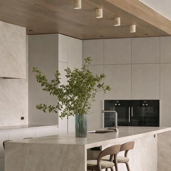 Surface downlight Wisp Lava Travertine GU10 NT