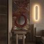 Wall lamp Pulse Long Travertine LED 8W