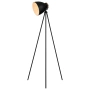 Floor lamp Edithvale E27 tripod BLK