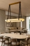 Pendant lamp Calcena L100 Alabaster Spanish Marble LED 45W BRS