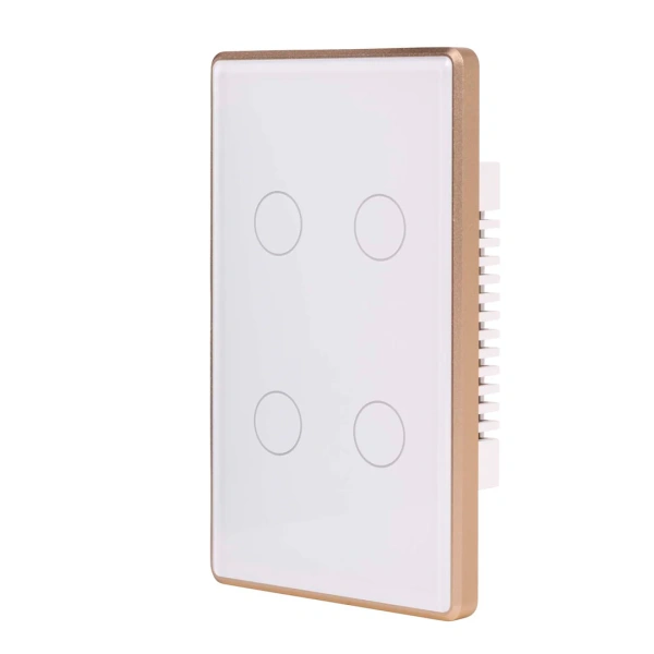 Wall Switch 4 Gang WHT-GLD HV9120-4 Wifi