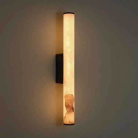 Wall lamp Voss Alabaster LED 7W black