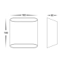 Wall light Contec LED 10W 3CCT IP65 HV3662T-WHT