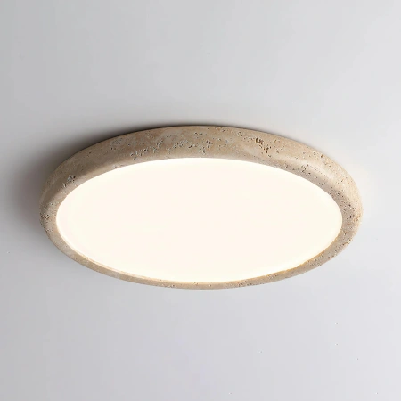 Ceiling lamp Soluna Travertine Oyster LED
