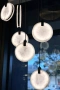 Pendant lamp Villastar 6 Alabaster Spanish Marble LED CCT Dim BLK