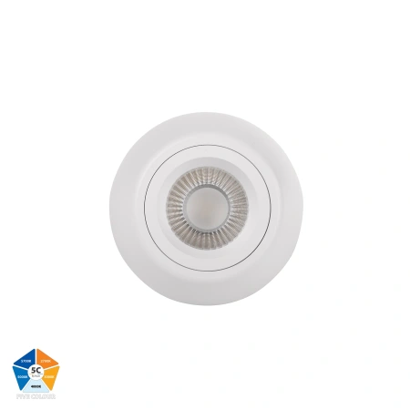 Surface downlight Nella 7W 240V 5CCT LED WHT