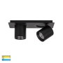 Wall light Sbarra Single Bar 2 Light 3CCT BLK