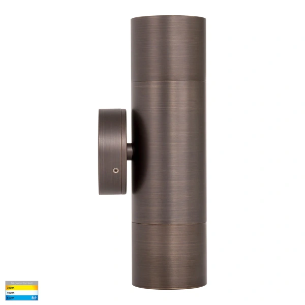 Wall light Tivah Antique Brass 3CCT Up-Down HV1097GU10T IP65