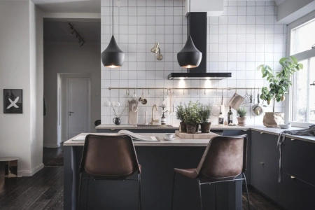 Pendant lamp CAVIAR5 E27 black