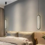 Pendant lamp Oval LED BLK 3K