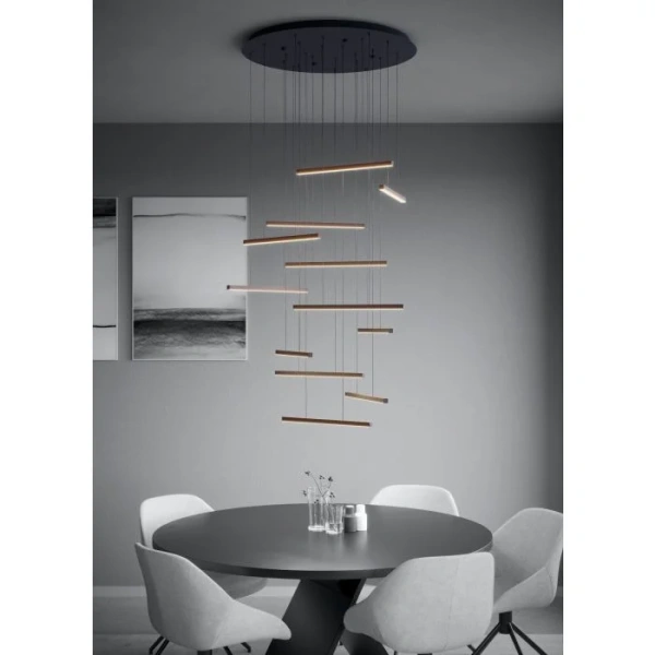 Pendant lamp LINDOZA LED 100W 3K BLK