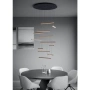 Pendant lamp LINDOZA LED 100W 3K BLK