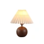 Table lamp Orbelle E27 walnut