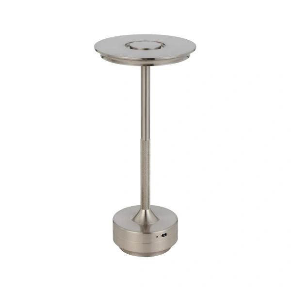 Rechargeable lamp ZICO 3w LED TOUCH 3CCT IP44 USB NICKEL