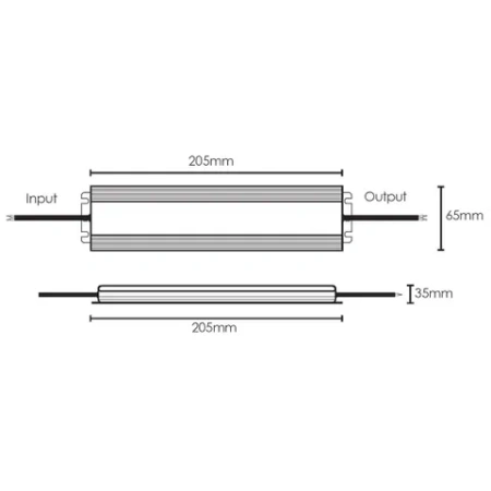 Driver LED VDX100W 100w 24v IP67