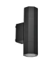 Wall light Octo Up and Down GU10 IP65 Black