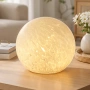 Table Lamp Lyra Glass Ball E27 WHT