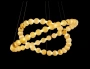Pendant lamp Coronet 2 Alabaster Spanish Marble LED 78W BRS