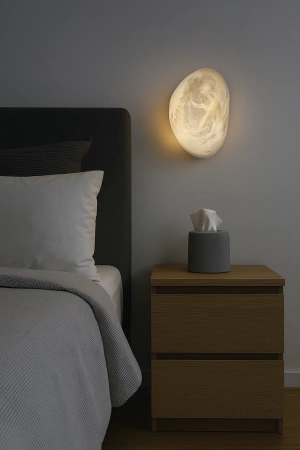 Wall light Ateca Alabaster Spanish Marble LED 5W 3CCT BRS