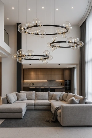 Pendant lamp Opera S15 BLK