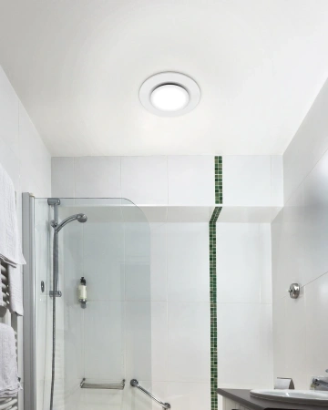 Exhaust fan Starline Round D32 40W LED 16W 5K DIY WHT