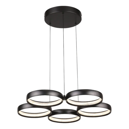 Pendant lamp Olympus 5Lt Led Black
