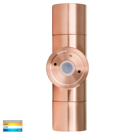 Wall light Tivah Light Up Down GU10 3CCT Copper