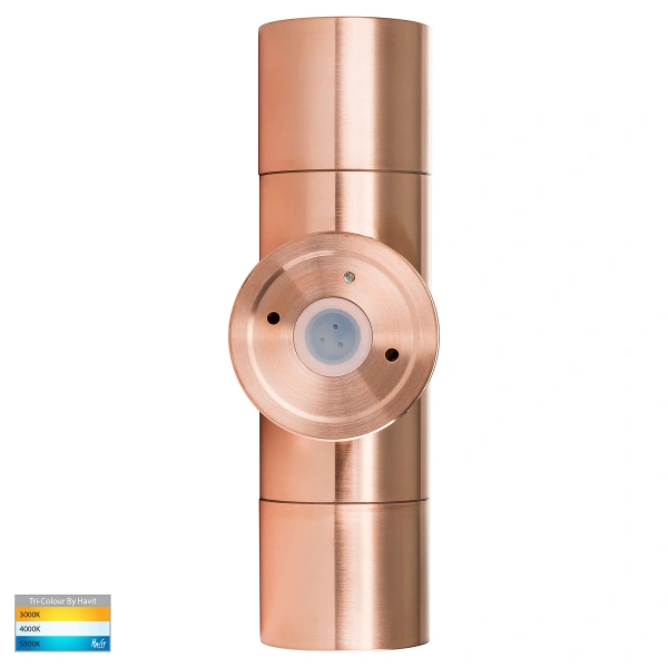 Wall light Tivah Light Up Down MR16 3CCT Copper