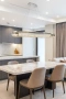 Pendant lamp Royal Crystal LED 60W CCT Dim L120 CHR remote