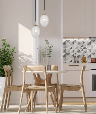 Pendant lamp KATHAL 1 E14 D15 OR
