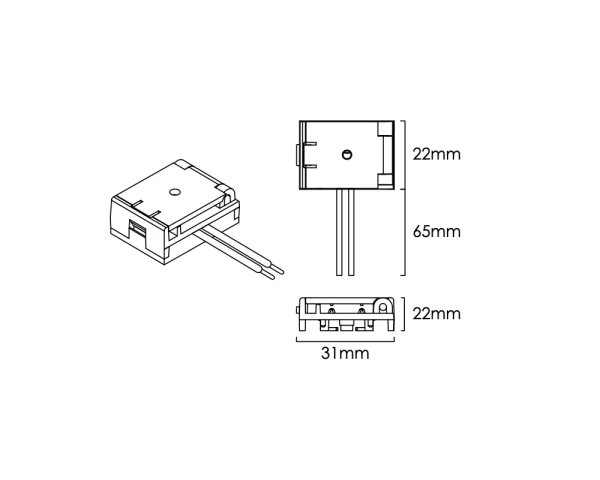 Woven track input module Z5000-24.BTIM.BK 24V