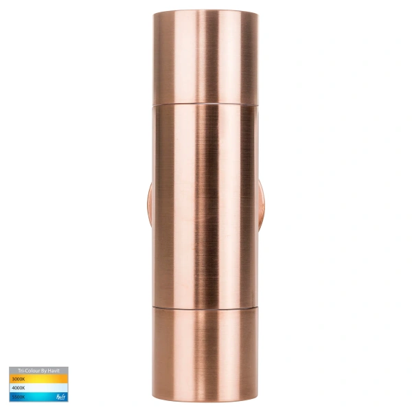 Wall light Tivah Light Up Down MR16 3CCT Copper