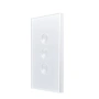Wall Switch 3 Gang Scalloped Zigbee Wifi WHT