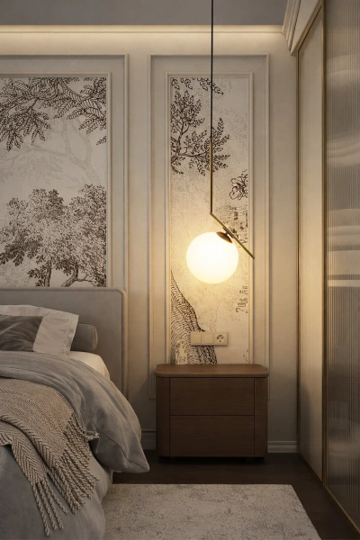 Pendant lamp Bolero P20 E27 BRS