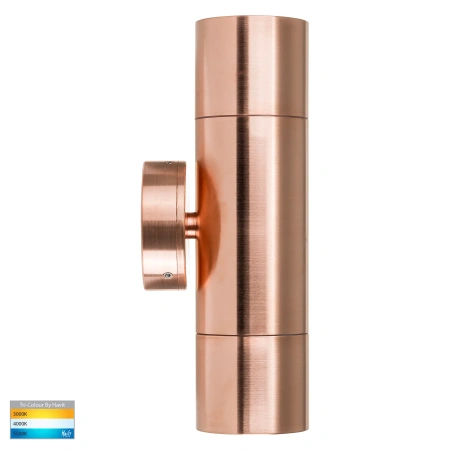 Wall light Tivah Light Up Down GU10 3CCT Copper
