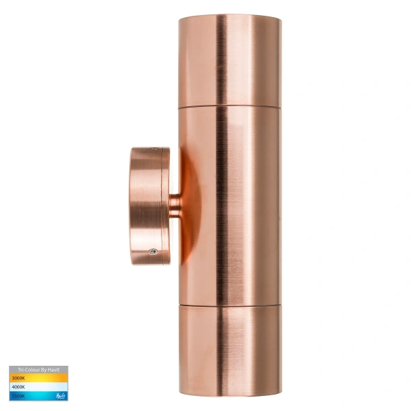 Wall light Tivah Light Up Down MR16 3CCT Copper