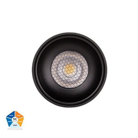 Surface downlight Nella BLK 5CCT LED 7W IP54