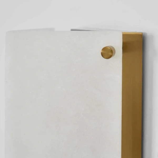 Wall light Tabular Alabaster G9 BRS