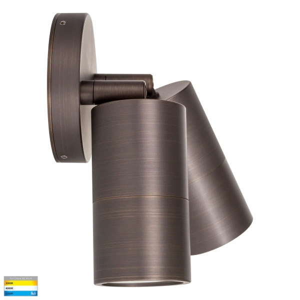 Wall light Tivah Antique Brass 3CCT Double Adjustable HV1397GU10T IP65